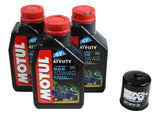 Motul 105878 10W-40 3 Liters Complete Engine Oil Change Kit w/ KN-303 KN Filter